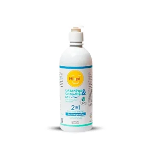 Champu &  Gel De Baño 2 en 1 Hippi Sin Fragancia 500ml