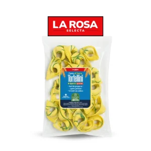 Pasta al Huevo Tortellini Ajoporro y Pecorino La Rosa Artesanal 500gr